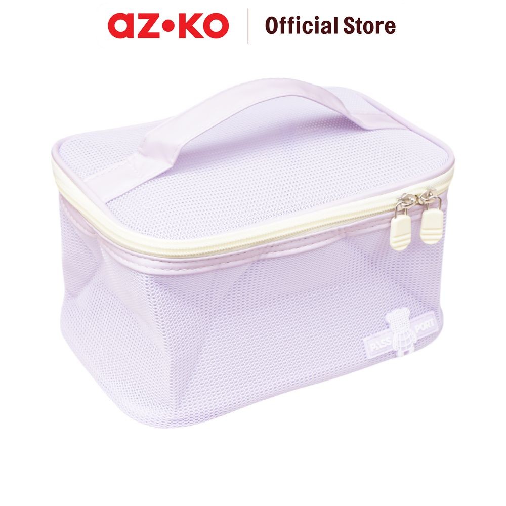 AZKO Passport Orugana Tas Organizer Rectangle - Ungu organizer bag perlengkapan traveling tas serbag