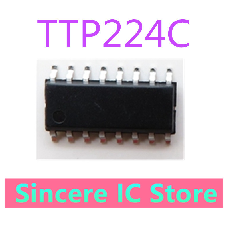 TTP224B-COBN TTP224C SOP16 4-button touch chip capacitive touch IC