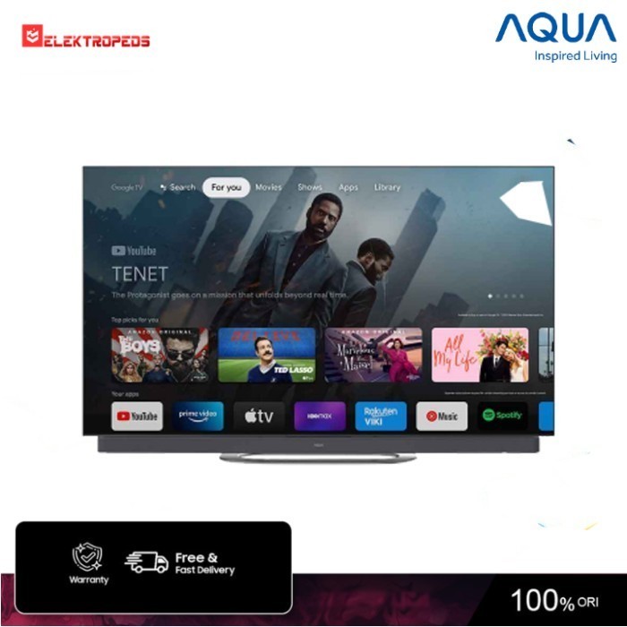 Aqua 65 Inch Smart UHD Google TV AQT65C900UX - Aqua