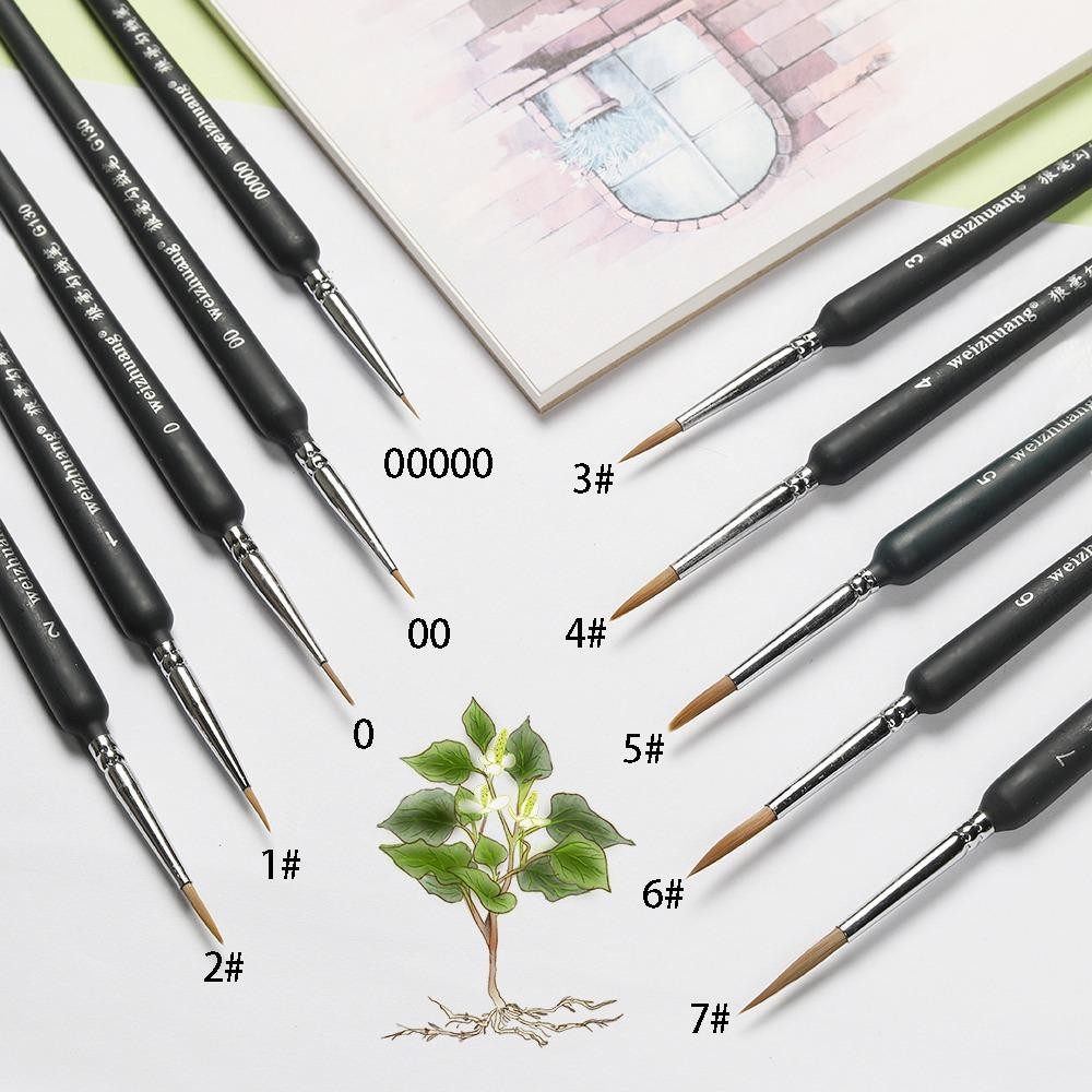 

Kuas Lukis Liner/detail Weizhuang Satuan / Wei Zhuang Round brush