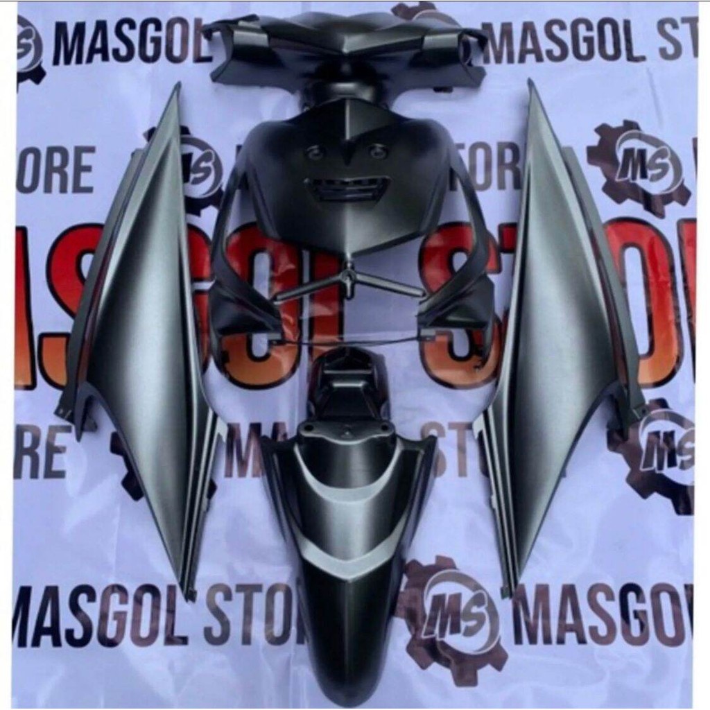 Full Body Alus Honda Beat Karbu Lama 2008-2012 Warna Abu Glossy