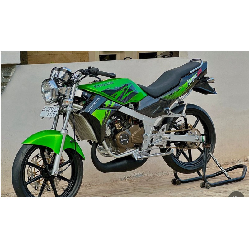 LIS STRIPING STIKER NINJA SS 2014 SE HIJAU TRANSPARAN MAXDECAL