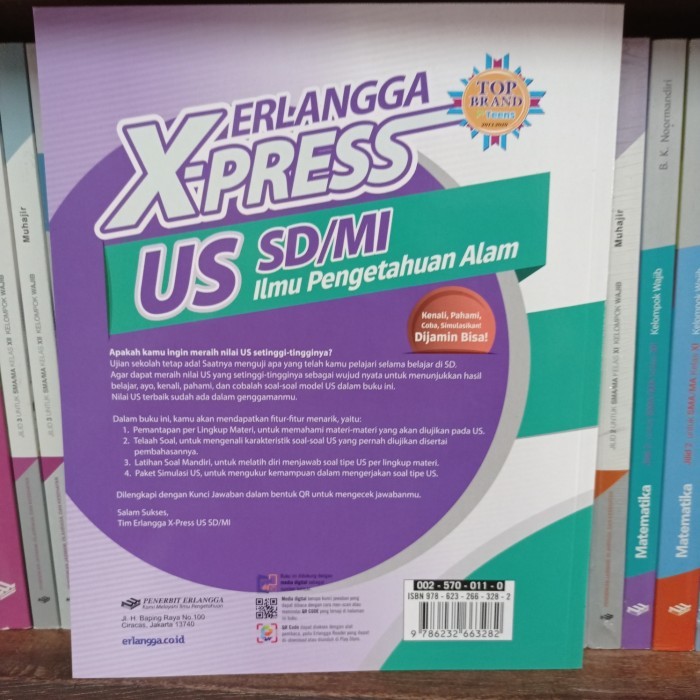 Buku US XPress US IPA SD/MI 2021 Erlangga