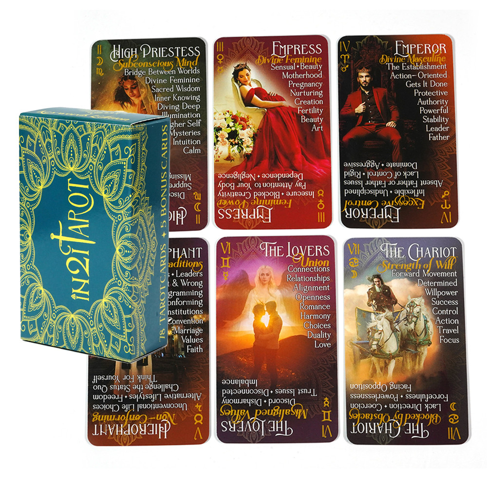 

78pcs Cards iN2IT Tarot Classics Edition A Tarot Deck Unlocking The Secrets of Classic Literature Party Table Board Gam