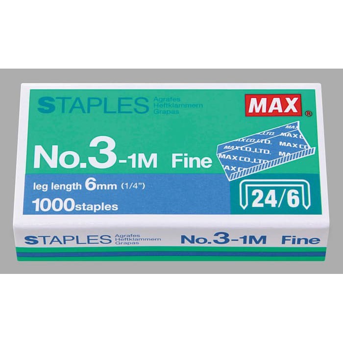 

TBMO REFILL STAPLES MAX NO.3-1M (ISI STAPLER HD-50) 621288252