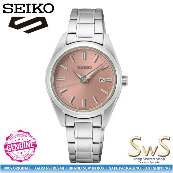 Seiko Quartz Classic Sapphire Glass 30mm SUR529P1 Original
