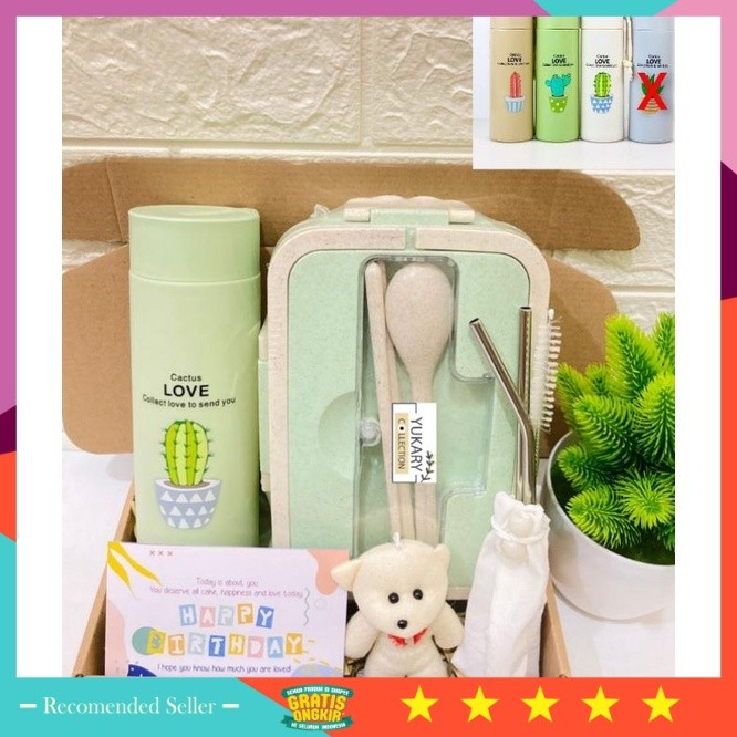 

Hampers Wedding Anniversary Wisuda Keren Unik / Hampers Lunch Box Set & Tumbler / Lunch Box Jerami / Hampers New Normal