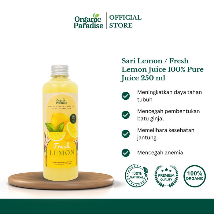 

Sari Lemon Murni / Fresh Lemon Juice 100% Pure Juice 250 ml
