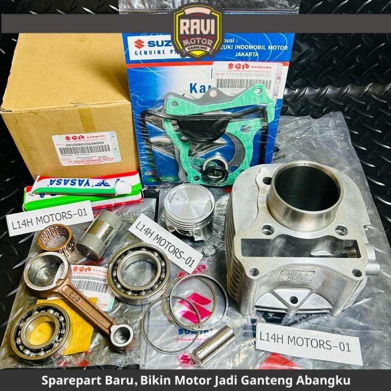 Paket Blok Seher+Stang Seher Suzuki Spin/Skywave/Skydrive