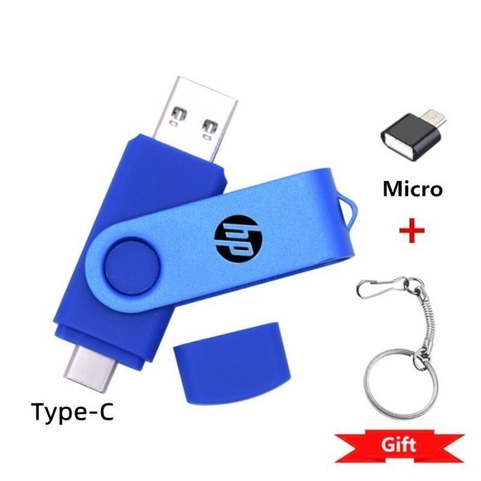 KIDUNGS HP FLASHDISK OTG TYPE C USB 1TB/2TB FLASH DRIVE ULTRA DUAL USB 3.1 Flashdisk hp dan laptop -