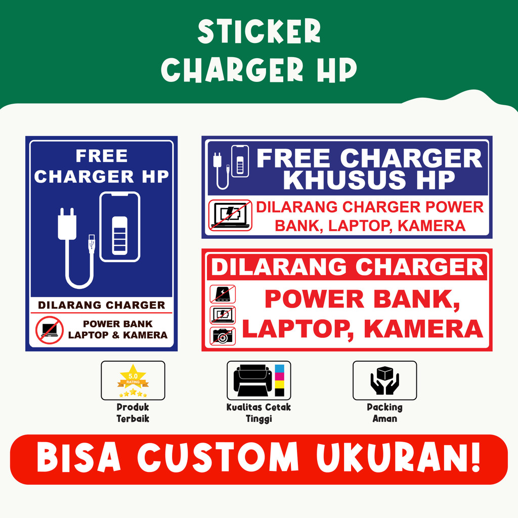 

Sticker Charger HP – Petunjuk Penggunaan, Vinyl Premium, Tahan Lama, Anti Air