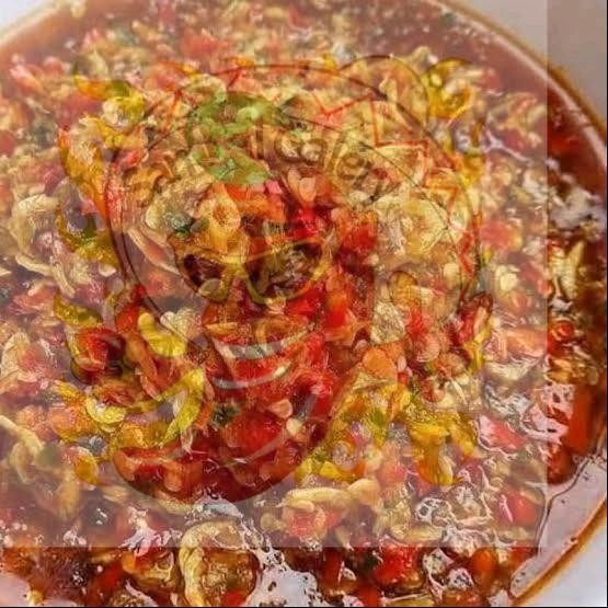 

Sambal udang rebon Level Pedas