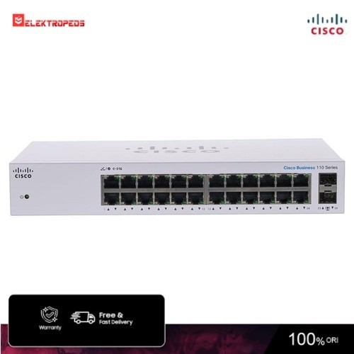 CISCO CBS110-24T-EU 110 Series Bussiness Unmanaged Switch - Cisco Switch - Switch - Cisco