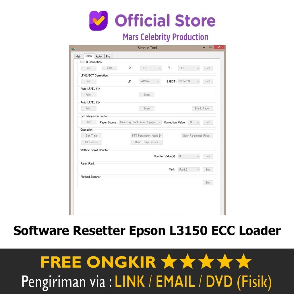 Program Resetter Canon G1000 G2000 G3000 G4000 Full Version Unlimited Reset