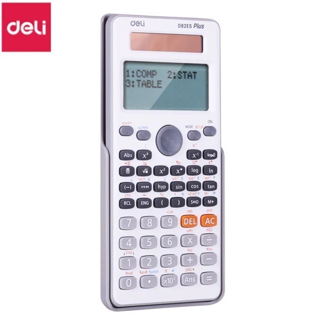

Kalkulator Sains Ilmiah Lanjutan Scientific Calculator Deli D82ES Plus - Hitam