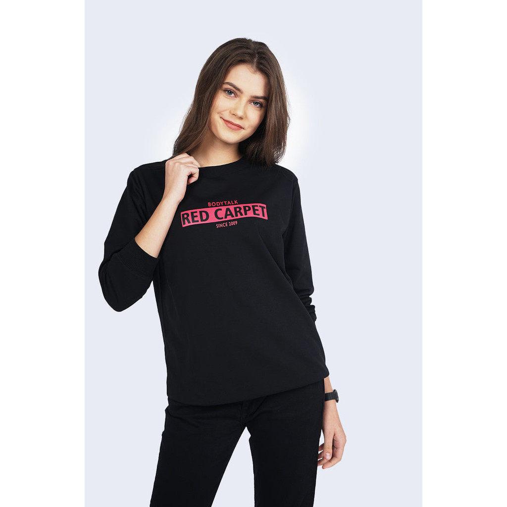 BodyTalk Sweater Wanita Zephyr Black 34057T1BK