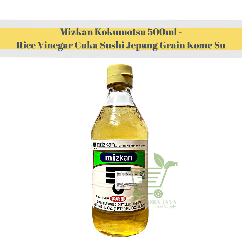 

Mizkan Kokumotsu 500ml - Rice Vinegar Cuka Sushi Jepang Grain Kome Su