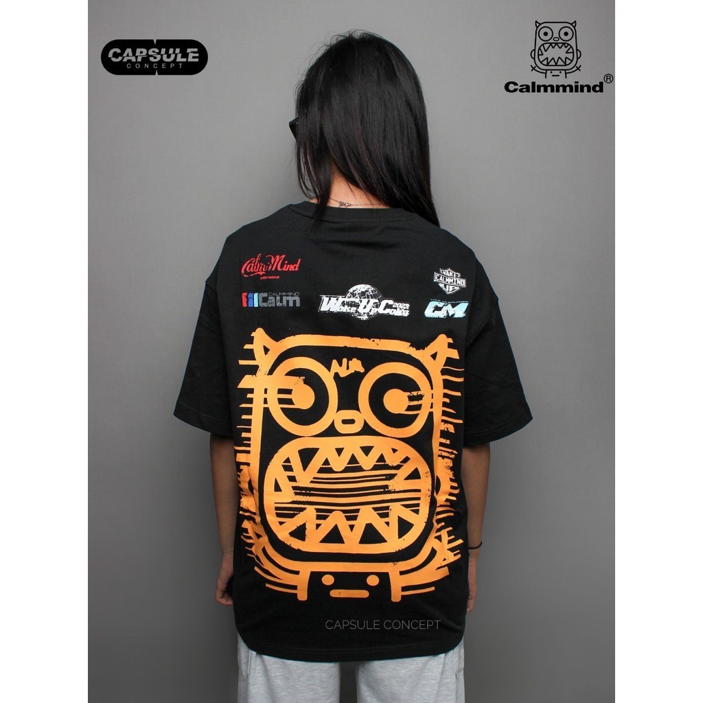 CalmMind Racing Monster Black Tee