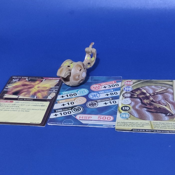 Bakugan SubTerra Serpenoid set SegaToys