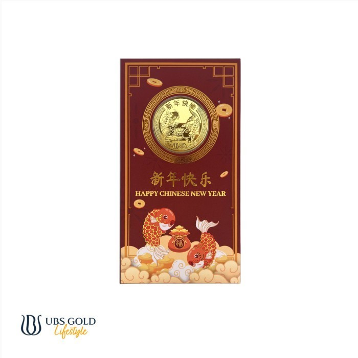 

UBS Gold Angpao Chinese New Year Imlek 0.2 Gr