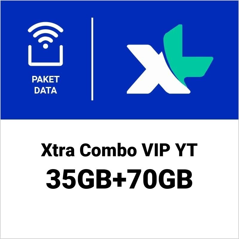 Paket Data XL Xtra Combo VIP Double Youtube 35GB+70GB