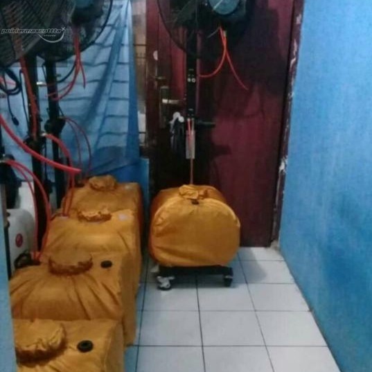 sarung tabung kipas blower/misty cool bahan saten silk