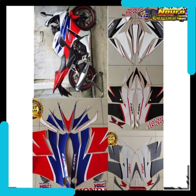 Striping Honda CBR 150 r 2015 2916 2017 full body stiker motor standar berkualitas mantap nazia