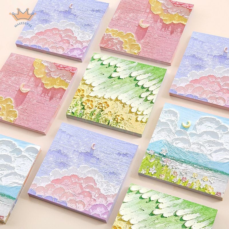 

Lansekap Notes Sticker Girl Heart Memo Paper Memo Ledger Tangan N-Times Sticker MK