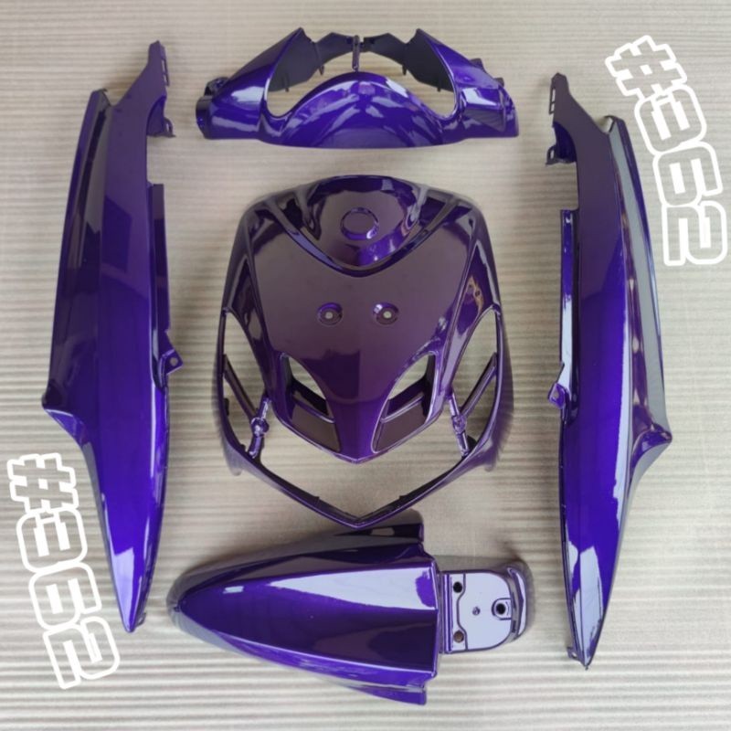FullSet Body Halus Mio Warna Ungu Glossy / Doff !! Fullset Body Halus Mio Sporty Dan Mio Smile