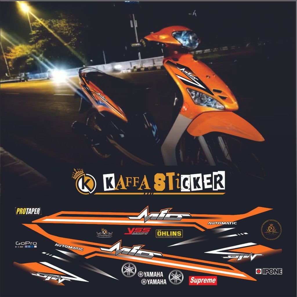 Sticker Striping Variasi Mio Smile - Striping Mio Smile VARIASI