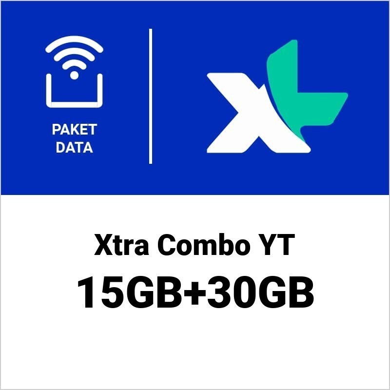 Paket Data XL Xtra Combo Double Youtube 15GB+30GB