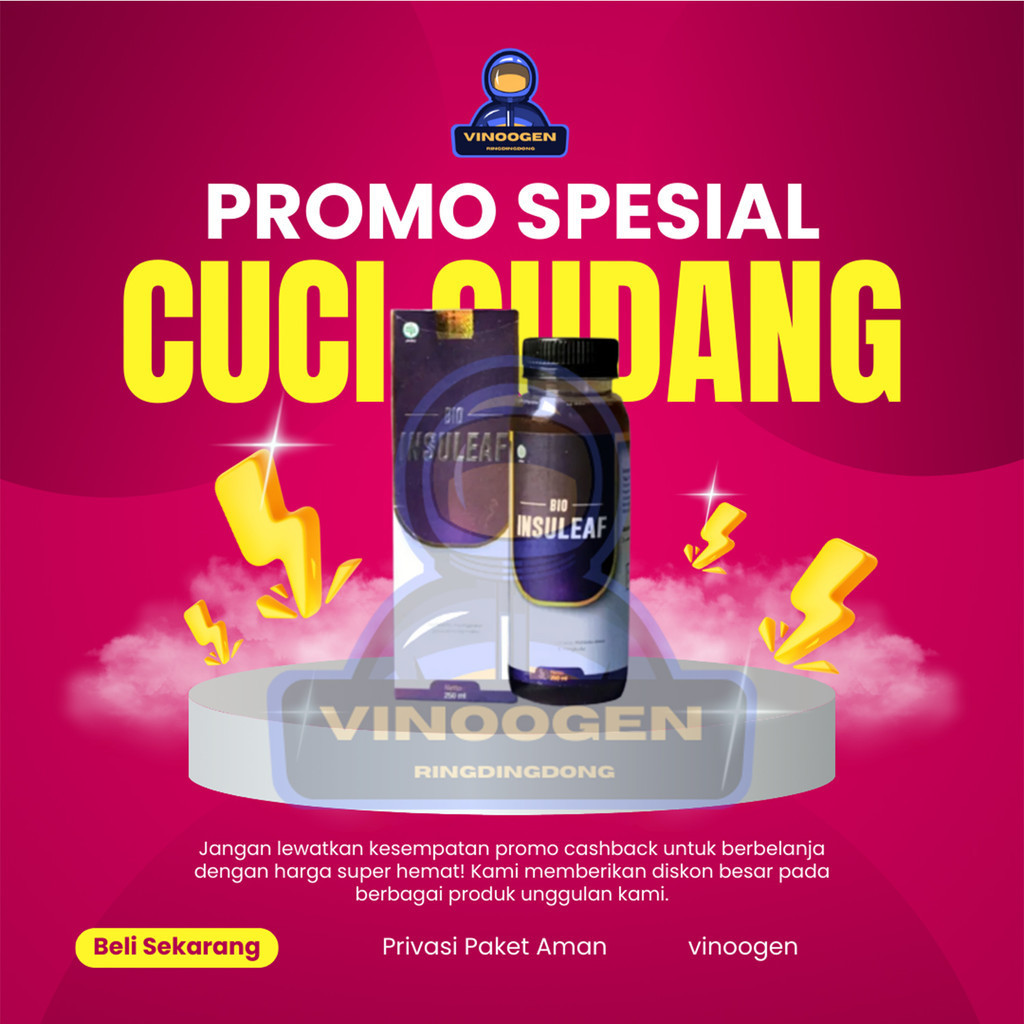 

PAKET HEMAT - BIO INSULEAF 3 BOTOL Paket Kronis - HERBAL DIABETES CAIR ORIGINAL - ASLI 100% BPOM OFFICIAL STORE