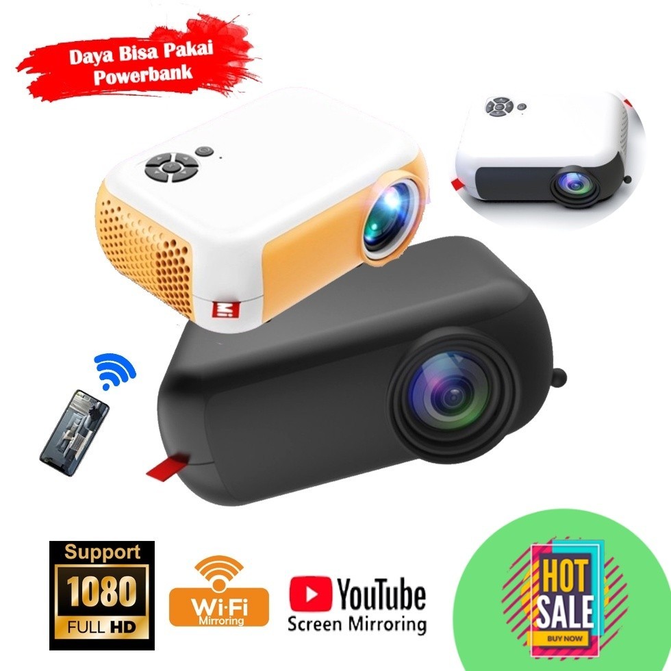 Decos Proyektor Mini Murah / Projector Mini / Infokus / Projektor / Infocus Mini / Proyektor unik / 