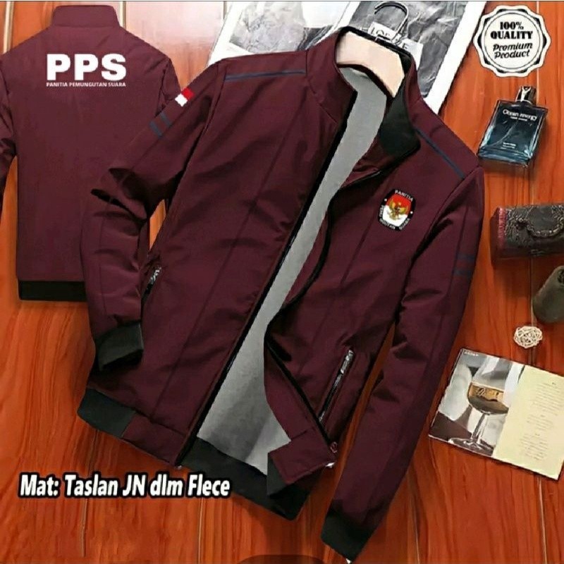 JAKET WINTER RUBBY PPS PKU / JAKET PPS / JAKET PEMILU 2024 / JAKET PPS KPU /JAKET PRIA  jaket custom