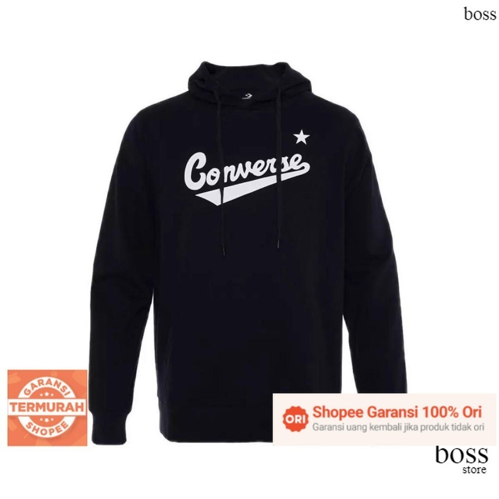 HOODIE PRIA DISTRO KEREN TERBARU / JAKET SWEATER HOODIE CONVERSE CLASIC JAKET CUSTOM SABLON SATUAN