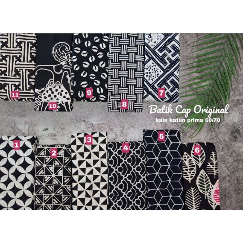 KAIN BATIK CAP GARUTAN HITAM KAIN BATIK PASTEL BAHAN KAIN BATIK Hayoraa