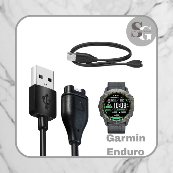 CHARGER CABLE SMART WATCH GARMIN ENDURO KABEL CASAN JAM TANGAN