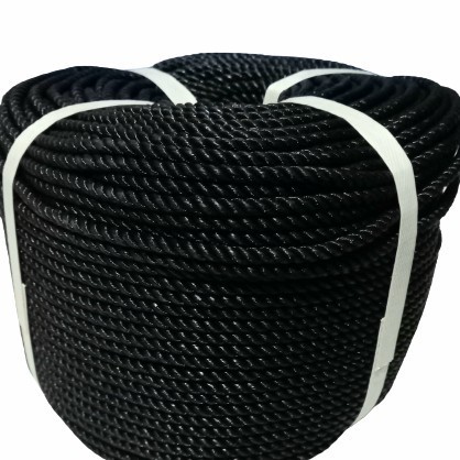 Tali tambang tali ikat 5mm hitam satu rol
