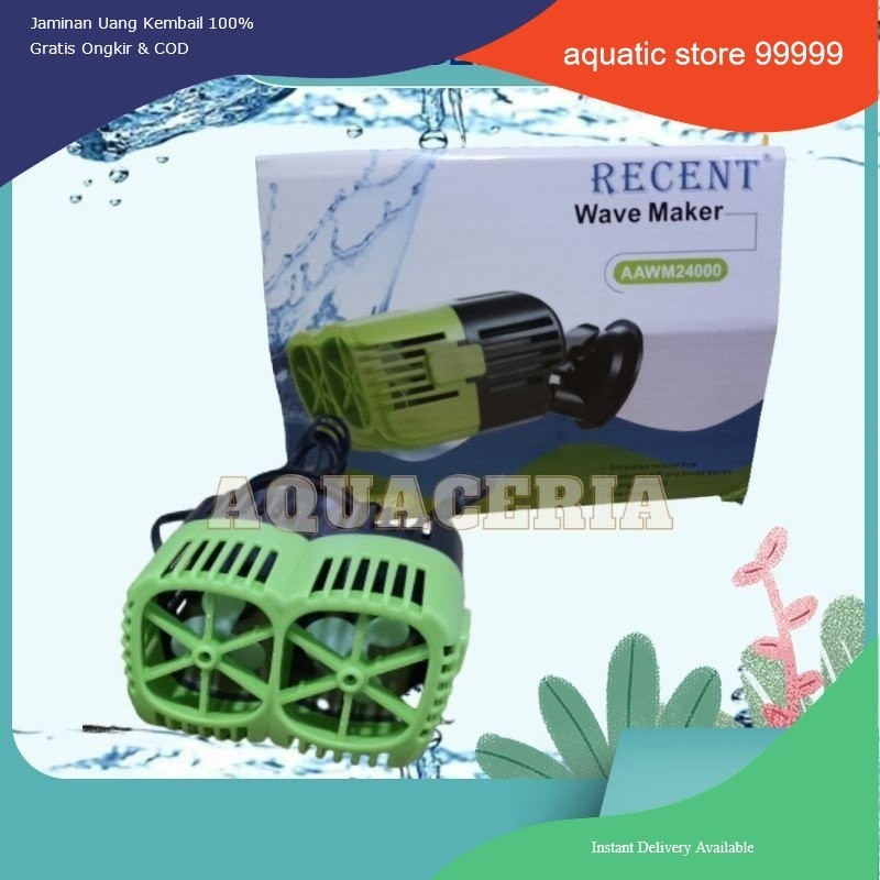 WAVE MAKER AQUARIUM KOLAM RECENT AA 24000 POMPA PEMBUAT ARUS AQUARIUM KOLAM