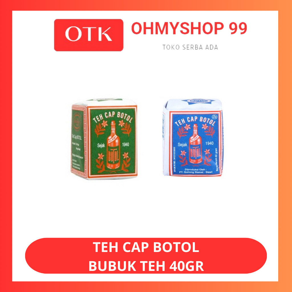 

TEH CAP BOTOL Bubuk Teh Green Tea 40gr