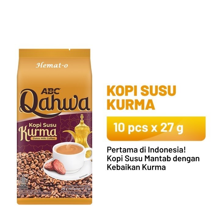 

ABC Kopi Susu Kurma Qahwa (10 x 27 gr)