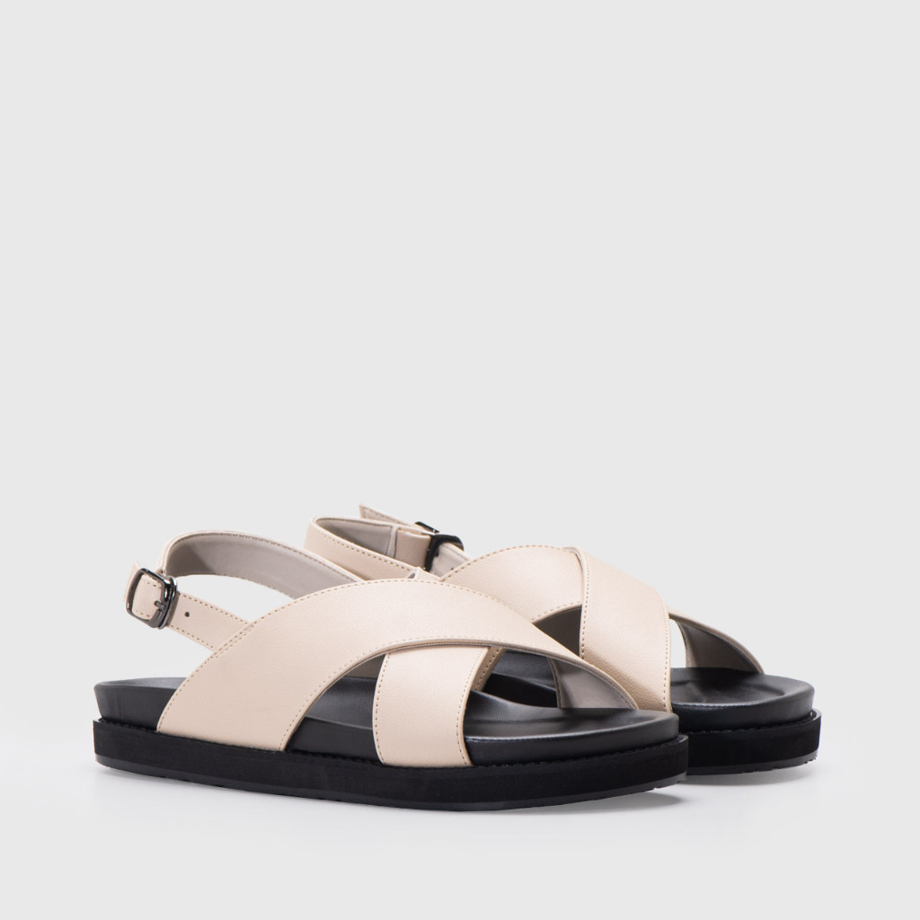 Adorableprojects - Sander Platform Beige - Sendal Wanita