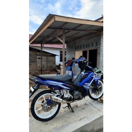 

STRIPING/LIS/LESS YAMAHA MX NEW 135/NJMX 135/LC135 SILVER TRANSPARAN Motorcycle