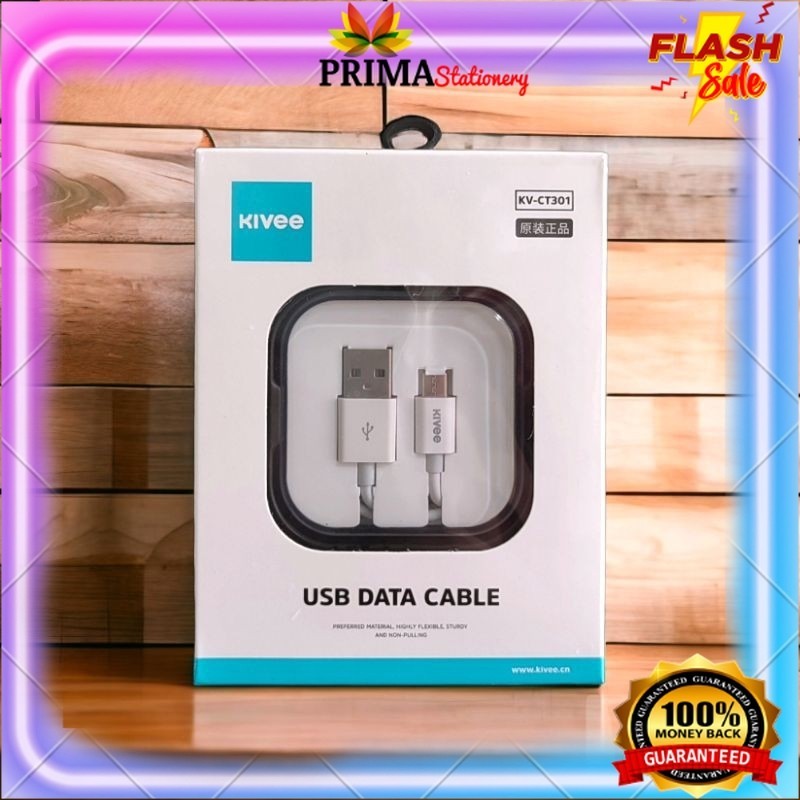 PREMIUM Kabel Data Kivee CT301 Micro USB Fast Charging Premium Quality