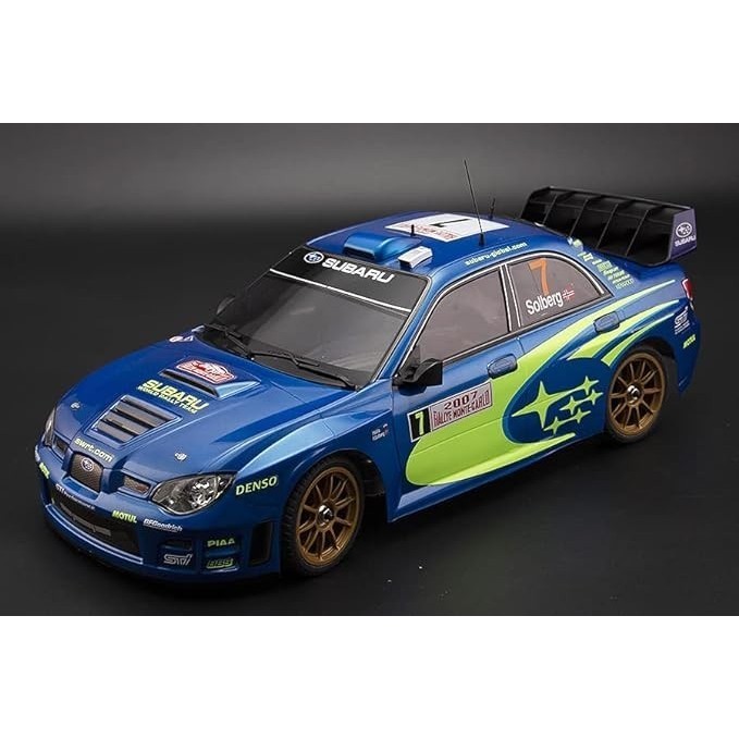 KILLERBODY SUBARU IMPREZA WRC 2007 CLEAR BODY RC RALLY 1/10 w/ decal