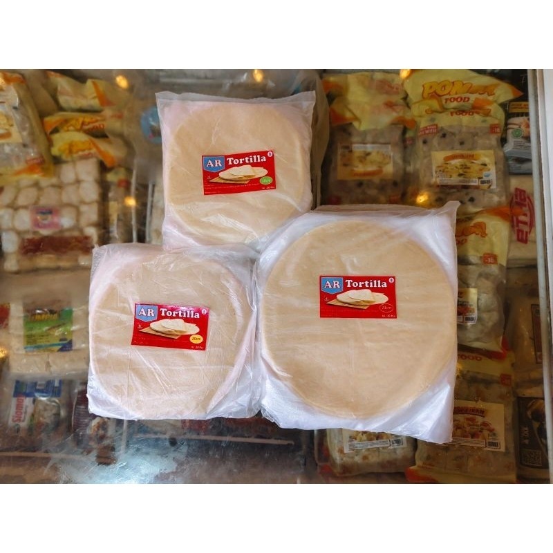 

AR Tortilla Frozen Kulit Kebab isi 20pcs (18cm/20cm/23cm)