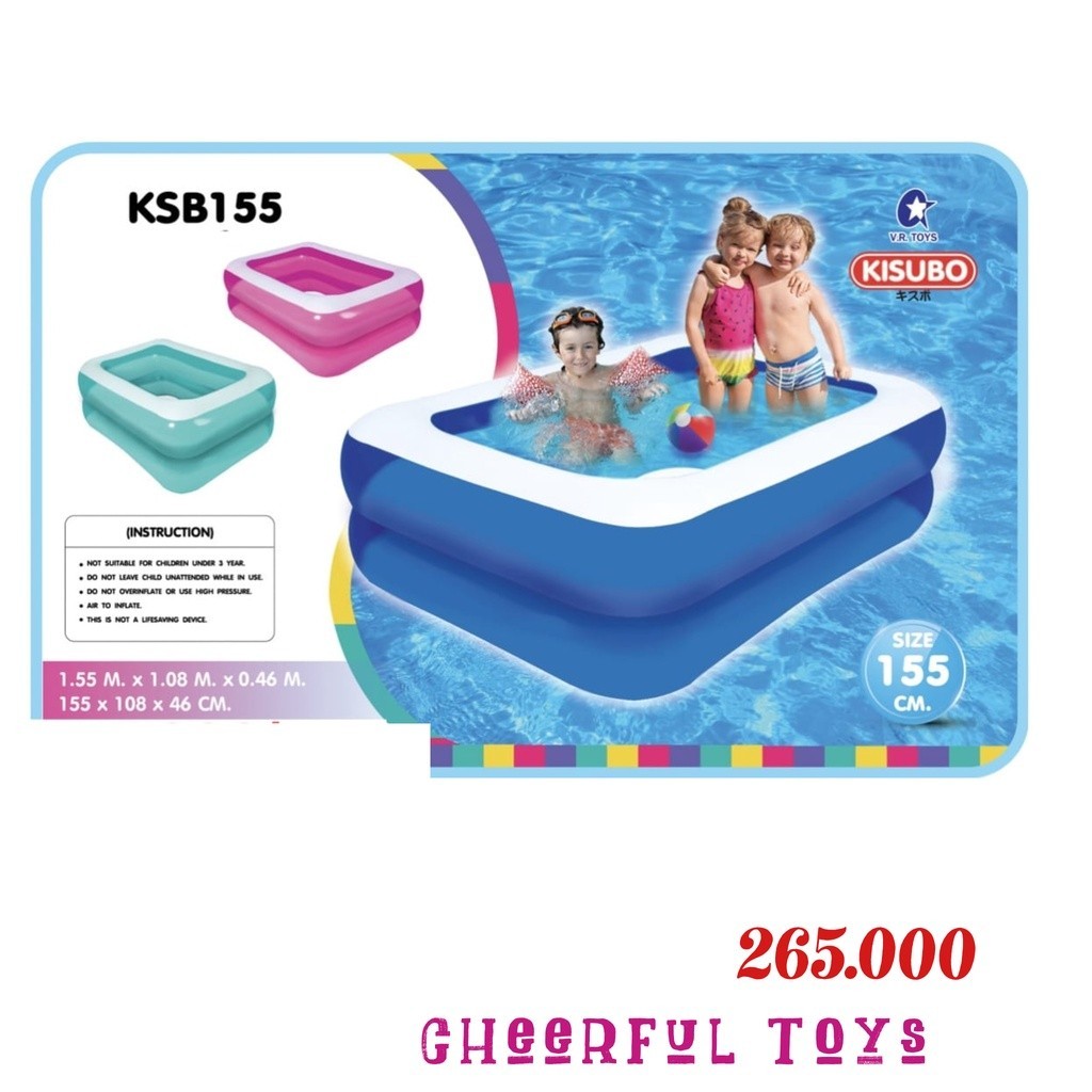 kolam Renang Karet Kolam Renang Anak KISUBO UKURAN 155CM