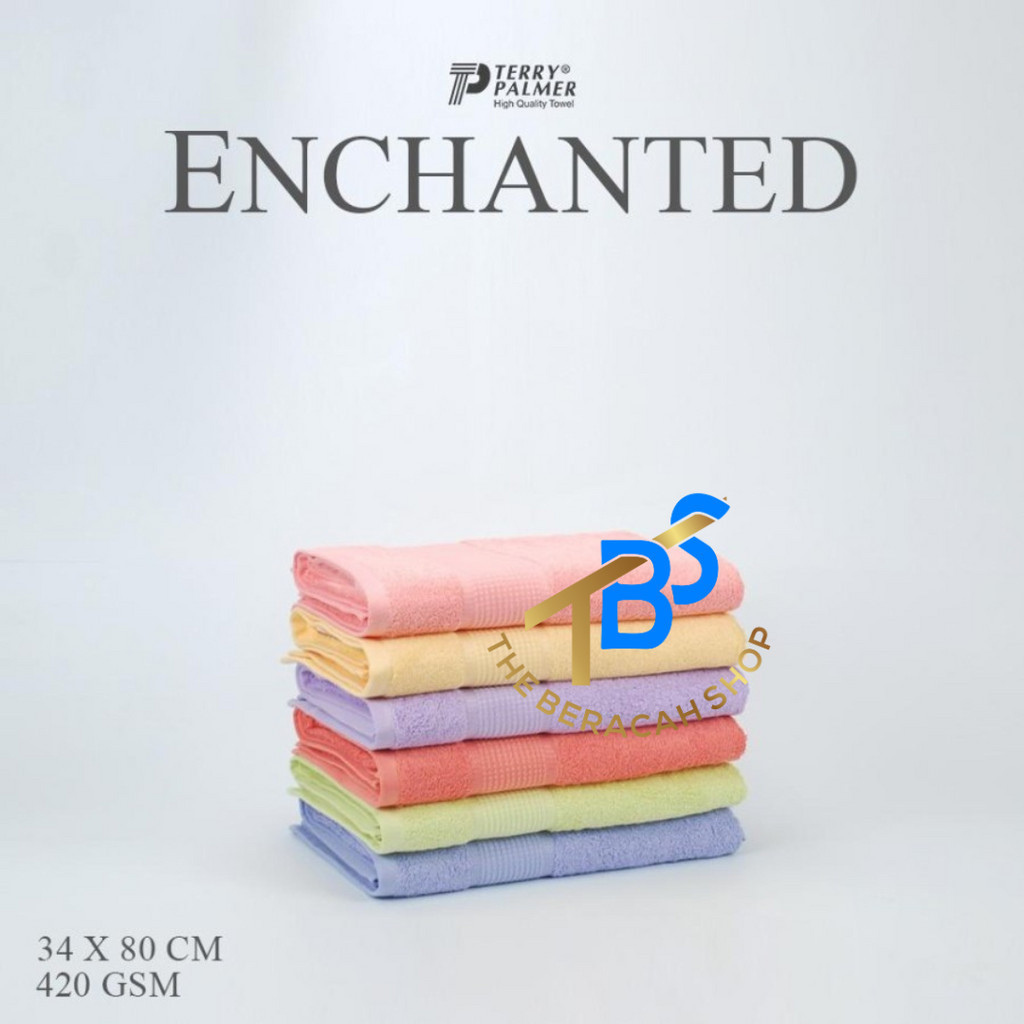Handuk Mandi / Wajah / Sport Terry Palmer Enchanted Ukuran 34x80 cm