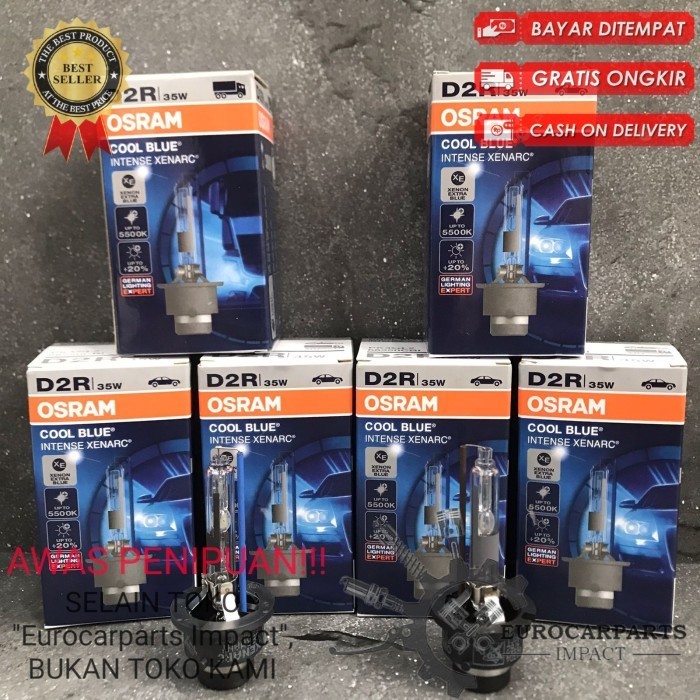 BOHLAMP LAMPU HID D2R OSRAM 35W MOBIL XENON D2R OSRAM ORIGINAL NEW