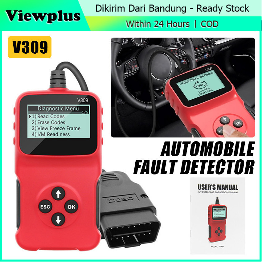 Scanner Mobil Universal OBD2 OBD Injeksi Auto Diagnostic Scanner Car